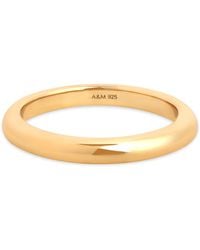 Astrid & Miyu - Plated Essential Stacking Ring - Lyst