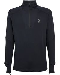On Shoes - Climate Zip-Up Lg-Sleeve T-Shirt - Lyst