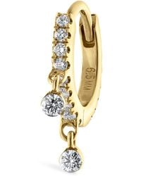 Maria Tash - Diamond Eternity Double Dangle Earring - Lyst