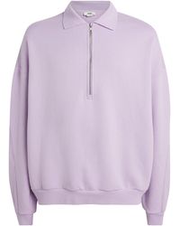 Agolde - Cotton Pace Quarter-Zip Sweatshirt - Lyst