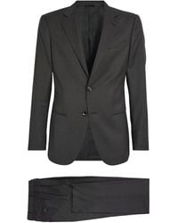 Giorgio Armani - Wool Single-Breasted Two-Piece Suit - Lyst