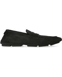 Dolce & Gabbana - Suede Driving Shoes - Lyst