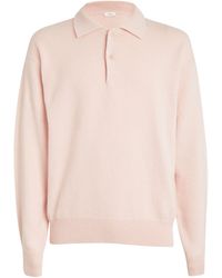 The Row - Cotton-cashmere Joyce Polo Shirt - Lyst