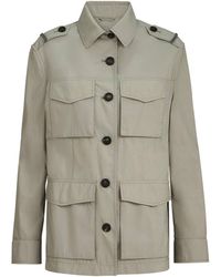 Brunello Cucinelli - Cotton Blend Field Jacket - Lyst