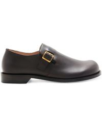 Loewe - Leather Campo Monk Shoes - Lyst