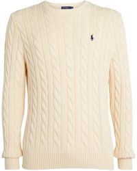 Polo Ralph Lauren - Polo Pony Cable Knit Sweater - Lyst