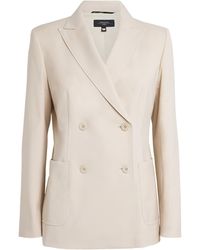 Weekend by Maxmara - Virgin Wool Double-Breasted Blazer - Lyst