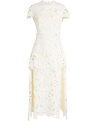 Jonathan Simkhai - Broderie Anglaise Neve Midi Dress - Lyst