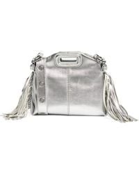 Maje - Mini Leather Miss M Shoulder Bag - Lyst