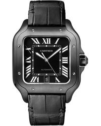 Cartier - Stainless Steel Santos De Watch - Lyst