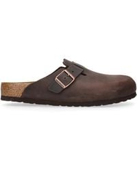 Birkenstock - Leather Boston Clogs - Lyst