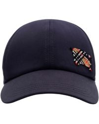 Burberry - Tropical Gabardine Knight Baseball Cap - Lyst