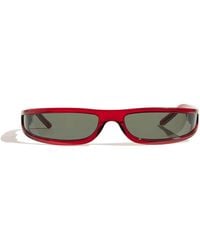 Rick Owens - Fog Rectangular Sunglasses - Lyst