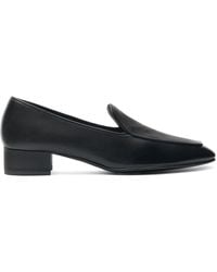 Herbert Levine - Leather Fair And Square Heeled Loafers 30 - Lyst