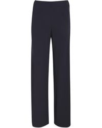 Vince - Crepe High-Waist Trousers - Lyst