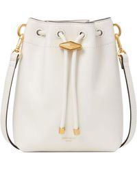 Jimmy Choo - Mini Leather Cinch Bucket Bag - Lyst