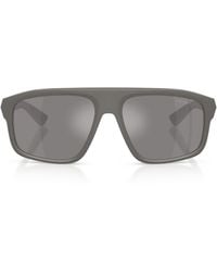 Prada Linea Rossa - Irregular Sunglasses - Lyst