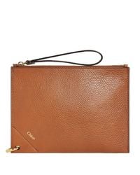 Chloé - Leather Spin Zipped Pouch - Lyst