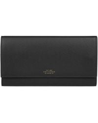 Smythson - Leather Marshall Travel Wallet - Lyst