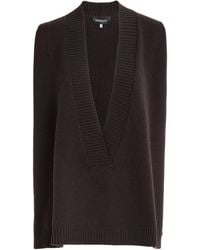 Eskandar - Cashmere Plunge-Neck Sweater Vest - Lyst