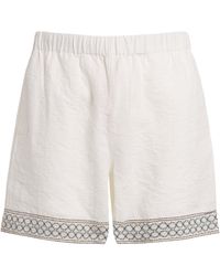 Commas - Crochet-Trim Shorts - Lyst