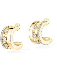 Messika - Move Romane And Diamond Hoop Earrings - Lyst