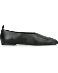 Courreges - Leather Heritage Ballet Flats - Lyst