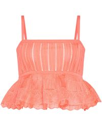 Alaïa - Crinoline Crop Top - Lyst