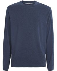 Zimmerli of Switzerland - Lyocell-Blend Soft Lounge Long-Sleeve T-Shirt - Lyst