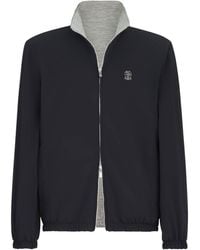 Brunello Cucinelli - Reversible Water-Resistant Jacket - Lyst