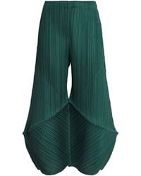 Pleats Please Issey Miyake - Thicker Bottoms 2 Flared Trousers - Lyst