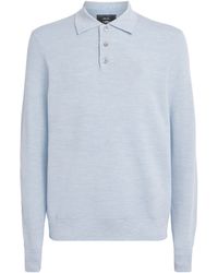 Ralph Lauren - Knit Long-Sleeve Polo Shirt - Lyst