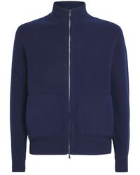 FIORONI CASHMERE - Cashmere Half-Zip Sweater - Lyst