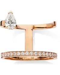 Repossi - And Diamond Serti Sur Vide Ring - Lyst