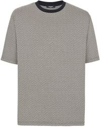 Balmain - Jacquard Monogram T-shirt - Lyst