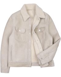 Valstar - Shearling Davis Trucker Jacket - Lyst