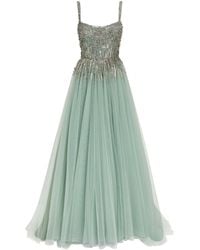 Jenny Packham - Exclusive Embellished Sleeveless Gown - Lyst