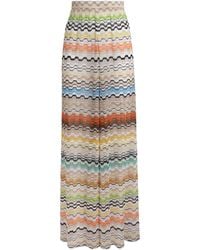 Missoni - Zigzag Wide-Leg Trousers - Lyst