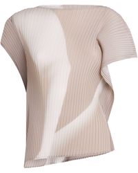 Issey Miyake - Hands Of Lover Pleats Top - Lyst