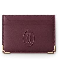 Cartier - Leather Must De Card Holder - Lyst