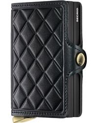 Secrid - Leather Diamond-Embossed Twinwallet - Lyst