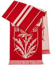 Burberry - Wool Thistle Shield Scarf - Lyst