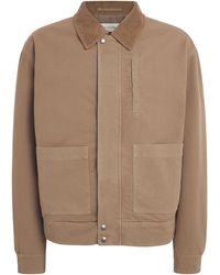 Dries Van Noten - Cotton Corduroy-Trim Jacket - Lyst