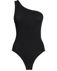 Hunza G - One-Shoulder Nancy Swimsuit - Lyst