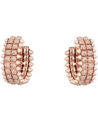 Cartier - And Diamond Clash De Earrings - Lyst