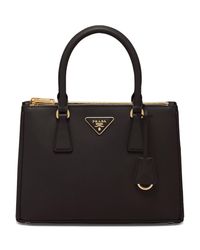 Prada - Medium Leather Galleria Top-Handle Bag - Lyst