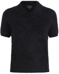 Rag & Bone - Brushed Cashmere Jada Short-Sleeve Sweater - Lyst