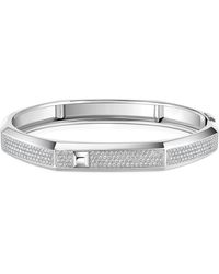 Messika - Moderniste Medium And Diamond Pavé Bangle - Lyst
