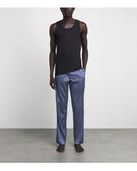 Tom Ford - Stretch-Silk Printed Pyjama Bottoms - Lyst