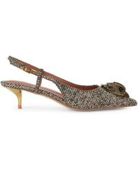 Kurt Geiger - Embellished Belsize Slingback Heels 40 - Lyst